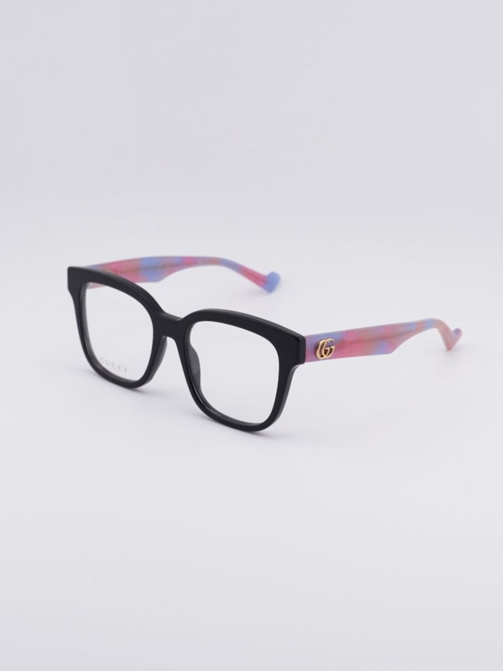 Gucci GG0958O 016 Eyeglasses Black / Pink 52mm Square Frame